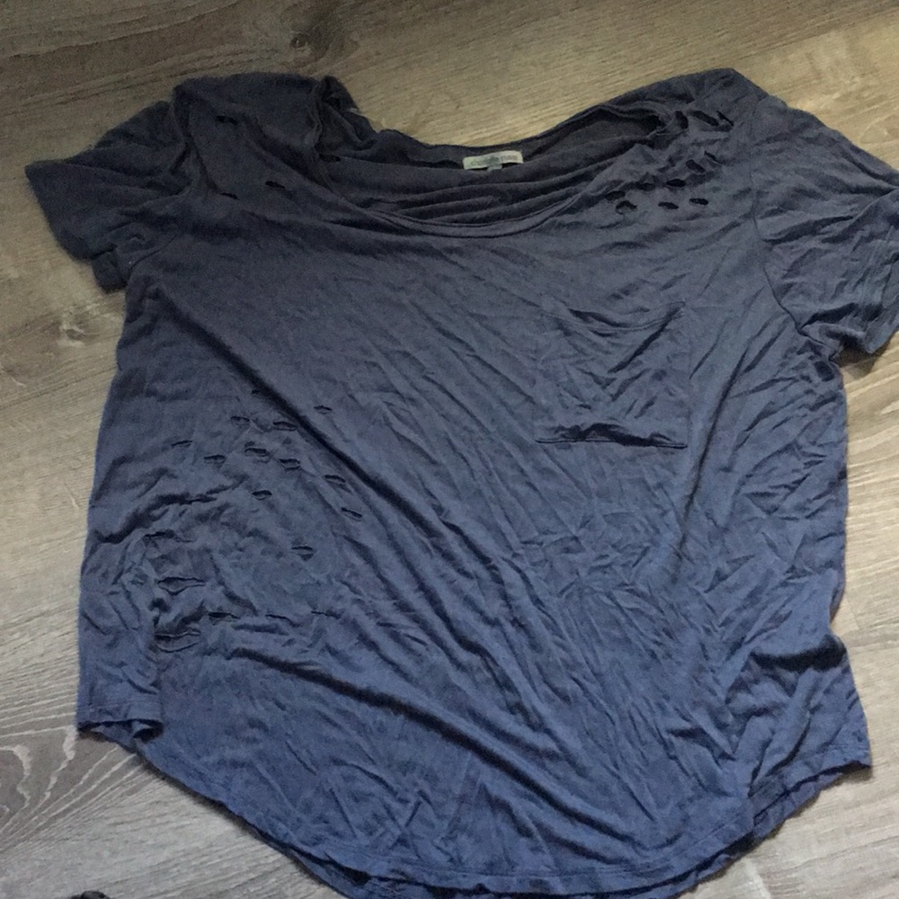 distressed tee